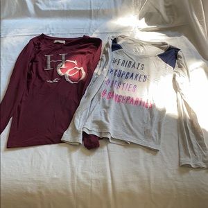 👉 FINAL Lot of 2 girls long sleeve tops size 12